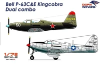 DW7201D  авиация  Bell P-63C&amp;E Kingcobra Dual combo (2 in 1)  (1:72) 4589913262584
