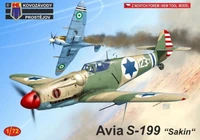 KPM0217  авиация  Avia S-199 "Sakin"  (1:72) 2000000187952