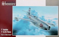 SH72248  авиация  ОКБ Як@влева Y@K-23 Flora "Red &amp; White Stars"  (1:72) 8594071083311