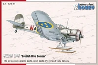 SH72421  авиация  SAAB B-5 "Swedish dive bomber"  (1:72) 8594071087555