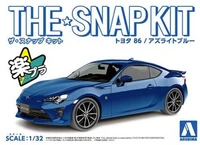 05598  автомобили и мотоциклы  TOYOTA 86 (Azurite Blue) The Snap Kit  (1:32) 4905083055984