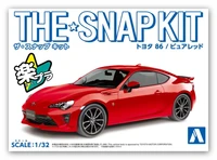 05755  автомобили и мотоциклы  Toyota 86 (Pure Red) - SNAP KIT  (1:32) 4905083057551