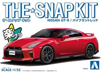 05825  автомобили и мотоциклы  Nissan GT-R Vibrant Red - SNAP KIT  (1:32) 4905083058251