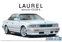 06128  автомобили и мотоциклы  Nissan HC33 Laurel Medalist Club L '91  (1:24) 4905083061282
