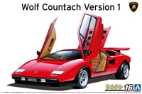 06336  автомобили и мотоциклы  Lamborghini Countach Wolf Ver. 1 '75  (1:24) 4905083063361