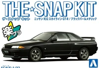 06355  автомобили и мотоциклы  Nissan Skyline GT-R R32 (Black Pearl Metallic) - SNAP KIT  (1:32) 4905083063552