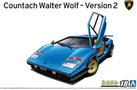 06383  автомобили и мотоциклы  Lamborghini Countach Walter Wolf - Version 2 '76  (1:24) 4905083063835