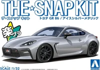 06462  автомобили и мотоциклы  Toyota GR-86 (Ice Silver Metallic)  (1:32) 4968728047645