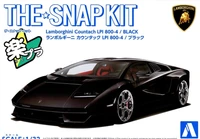 06542  автомобили и мотоциклы  Lamborghini Countach LPI 800-4 (Black) - SNAP KIT  (1:32) 4905083065426