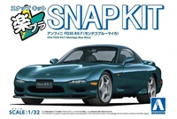 06555  автомобили и мотоциклы  ɛ̃fini FD3S RX-7 (Montego Blue Mica) Snap Kit  (1:32) 4905083065556