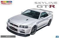 06558  автомобили и мотоциклы  NISSAN BNR34 SKYLINE GT-R V SPEC II White  (1:24) 4905083065587