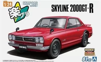 06591  автомобили и мотоциклы  Nissan Skyline 2000GT-R 1970 (Red)  (1:24) 2000002182344