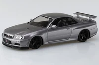 06633  автомобили и мотоциклы  Nissan Skyline GT-R -R34 Custom Wheel (Athlete Silver)  (1:32) 2000002182382