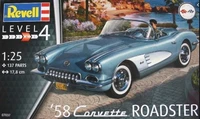 07037  автомобили и мотоциклы  "58 Corvette Roadster"  (1:25) 4009803070377