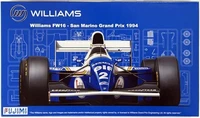 09058  автомобили и мотоциклы  Williams FW16 San Marino Grand Prix 1994 w/Seat Belt  (1:20) 4968728090580