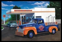 1076  автомобили и мотоциклы  1950 Chevy 3100 Pickup `Union 76`  (1:25) 849398020081
