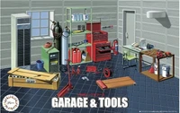 11635  наборы для диорам  Garage &amp; Tools Series Garage &amp; Tools  (1:24) 4968728116358