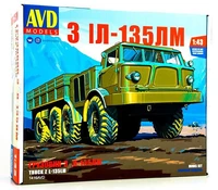 1416AVD  автомобили и мотоциклы З&amp;Л-135ЛМ  (1:43) 4610045014168
