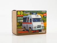 1563AVD  автомобили и мотоциклы  САРЗ-2925 медицинский  (1:43) 4610045015639