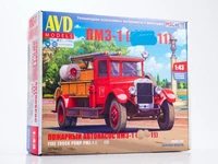 1574AVD  автомобили и мотоциклы  ПМЗ-1 (З&amp;С-11) пожарный автонасос (1:43) 4610045015745