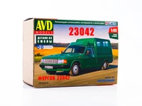 1605AVD  автомобили и мотоциклы  Фургон 23042   (1:43) 4610045016056
