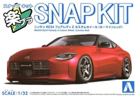 20006  автомобили и мотоциклы  Nissan RZ34 Fairlady Z Custom Wheels (Carmine Red) Snap Kit  (1:32) 4905083200063