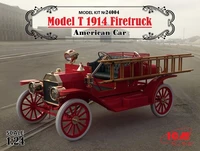 24004  автомобили и мотоциклы  Американский пожарный  Model T 1914 г.  (1:24) 2000000077314