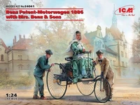 24041  автомобили и мотоциклы  Benz Patent-Motorwagen 1886 with Mrs. Benz &amp; Sons  (1:24) 2000000162898