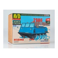 3020AVD  автомобили и мотоциклы  Вездеход З&amp;Л-2906  (1:43) 4610045030205