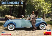 38018  автомобили и мотоциклы  CABRIOLET B GERMAN CAR TYPE 170V  (1:35) 4820183312822