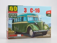 4036AVD  автомобили и мотоциклы  Автобус З&amp;С-16  (1:43) 4610045040365