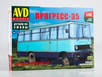 4037AVD  автомобили и мотоциклы Прогресс-35  (1:43) 4610045040372