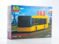 4055AVD  автомобили и мотоциклы  Городской автобуз М@З-203  (1:43) 4610045040556
