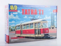 4068AVD  техника и вооружение Трамвай Tatra T1  (1:43) 4610045040686