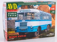 4081AVD  автомобили и мотоциклы  Автобус АТАРЗ 63  (1:43) 2000002171850