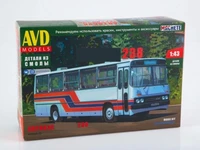 4093AVD  автомобили и мотоциклы  Автобус IK@RUS-238  (1:43) 4610045040938