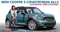 52359  автомобили и мотоциклы  Mini Cooper S Countryman All4 w/School Girl's Figure  (1:24) 4967834523593