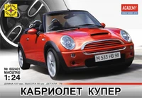 602401  автомобили и мотоциклы  Кабриолет "Мини" (1:24) 4607061763224
