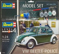 67035  автомобили и мотоциклы  VW Beetle Police (1:24) 4009803670355