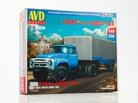 7075AVD  автомобили и мотоциклы  З&amp;Л-130В1 с полуприцепом ОДАЗ-794  (1:43) 4610045070751