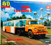 7076AVD  автомобили и мотоциклы  З&amp;Л-130В1 с полуприцепом АППА-4  (1:43) 4610045070768