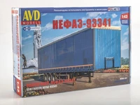 7085AVD  автомобили и мотоциклы  Полуприцеп НЕФАЗ-93341  (1:43) 2000002205708