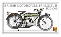 B35-001  автомобили и мотоциклы  British Motorcycle Tr.Model H  (1:35) 4580702164263