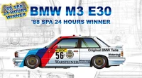 PN24017  автомобили и мотоциклы  BMW M3 E30 1988 SPA 24 Hours Winner  (1:24) 4545782063813