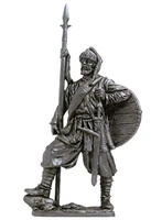 331 M  миниатюра  Варяжский дружинник с копьем. Русь, 10 век 2000002156598