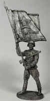 WW2-45  миниатюра  Старшина Красной армии с полковым знаменем1943-45 гг.  СССР 2000000140605
