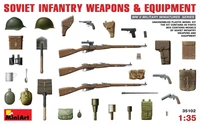 35102  наборы для диорам  SOVIET INFANTRY WEAPONS &amp; EQUIPMENT  (1:35) 4820041102930