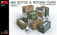 35573  наборы для диорам  MILK BOTTLES &amp; WOODEN CRATES  (1:35) 4820183310682