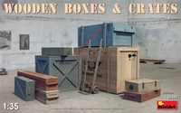35581  наборы для диорам  WOODEN BOXES &amp; CRATES  (1:35) 4820183311849