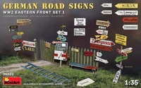 35602  наборы для диорам  GERMAN ROAD SIGNS WW2 (EASTERN FRONT SET 1)  (1:35) 4820183312488